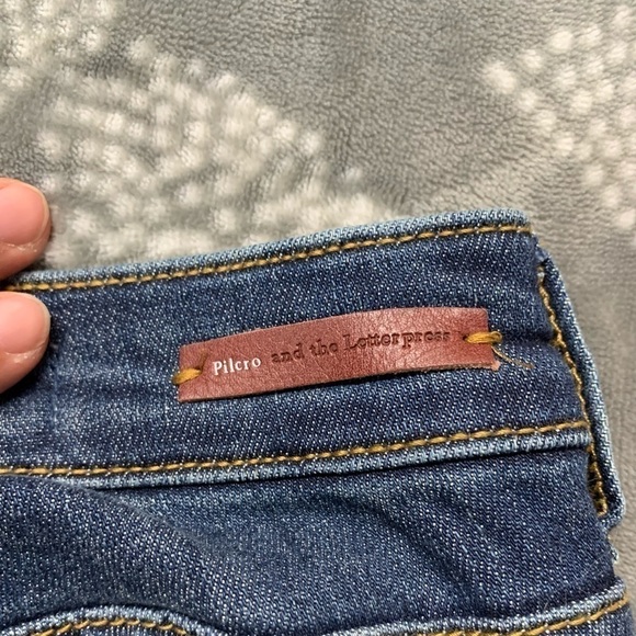 Pilcro and the letterpress high rise denim legging - Picture 3 of 5